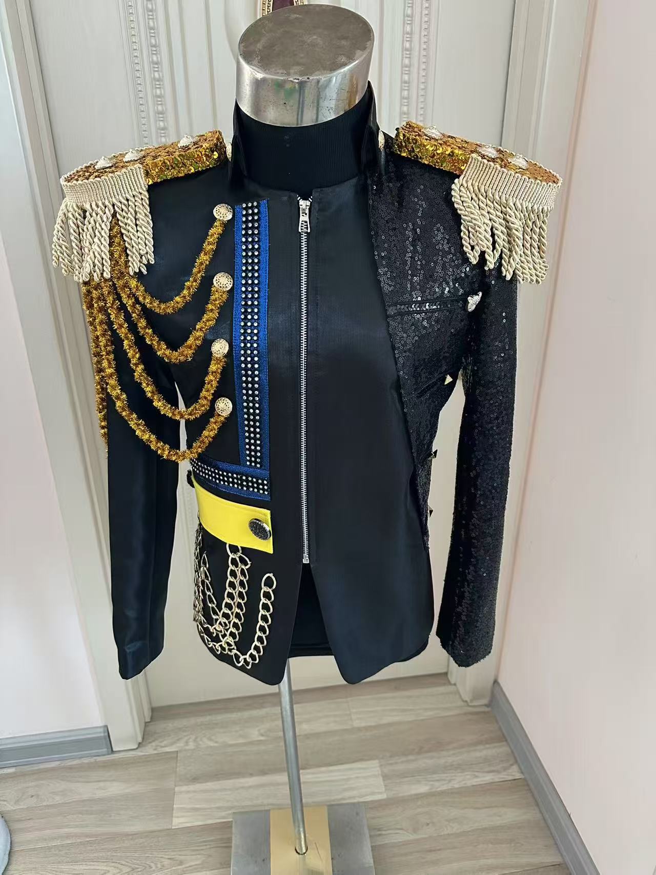 Formal Wear For Men In Wedding - 새로운 남성 태슬 로얄 재킷 웨딩