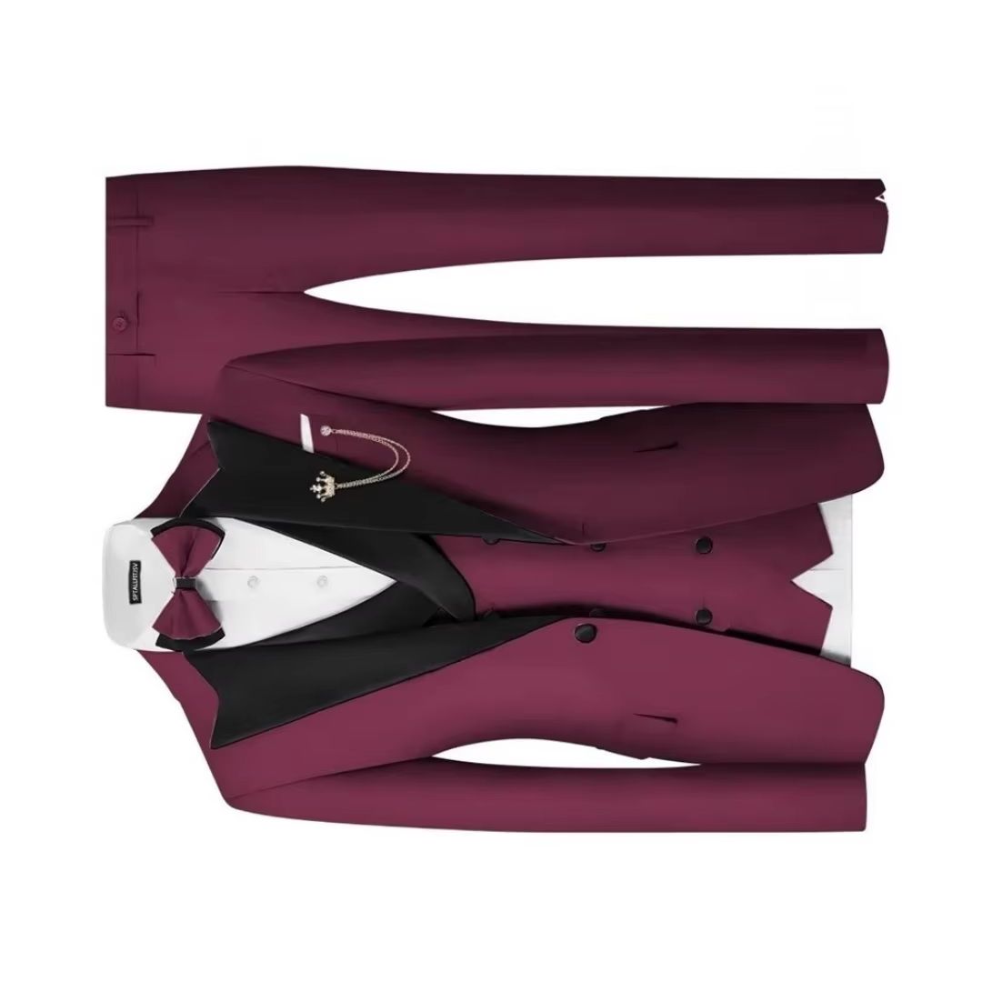 Men'S Formal Dinner Wear - 남성 슬림핏 3피스 턱시도 정장 세트
