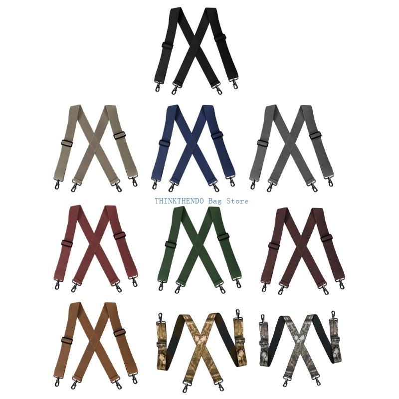Suspender Clip Formal - 340D 남성 여성을위한 클래식 멜빵 보안