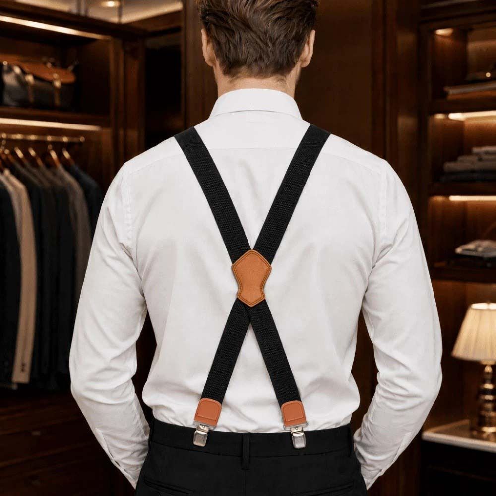 Suspender Clip Formal - 새로운 탄성 강력 서스펜더, 조절 가능한
