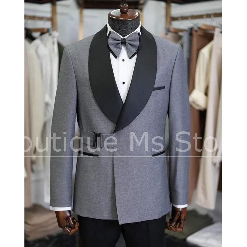 Men'S Formal Dinner Wear - 시크한 남성 정장 패션 숄 라펠