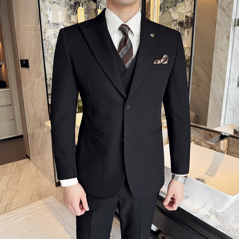 화이트 남성 정장 3피스 슬림핏 피크 라펠 포멀 웨딩  - Men'S Formal Dinner Wear 리뷰 및 가격