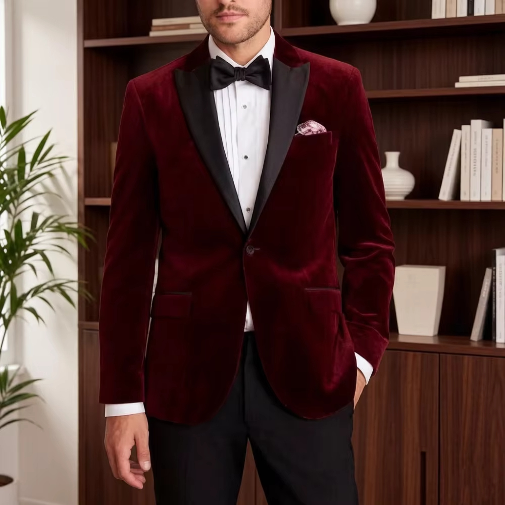 남성용 벨벳 정장 슬림핏 원피스 포멀 웨딩 블레이저 믹 - Men'S Formal Wear For Reception 리뷰 및 가격