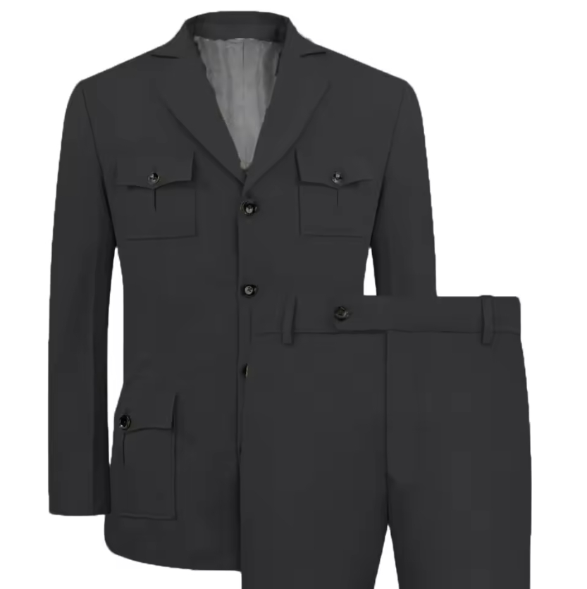 남성 정장 Jakcet 캐주얼 카키 2 조각 블레이저  - Khaki Formal Wear Men 리뷰 및 가격