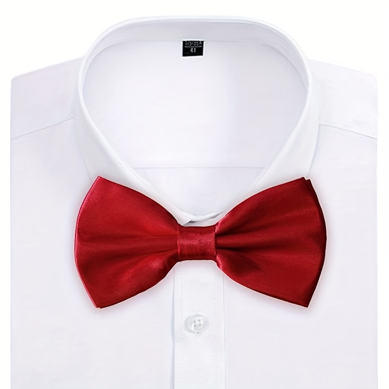 8개/12개입 남성용 버건디색 미리 묶인 조절 가능한  - Men'S Formal Wear Bow Ties 리뷰 및 가격