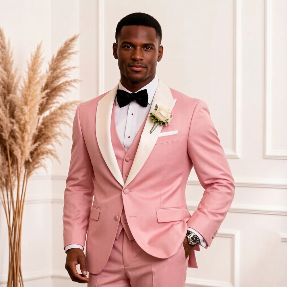 3피스 정장 남성복 피크 라펠 슬림핏 신랑 턱시도 믹스 - Men'S Formal Wear For Reception 리뷰 및 가격