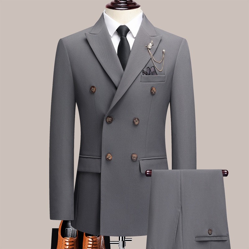 남성 정장 세트 럭셔리 딥 화이트 더블 브레스티드 캐주 - Men'S Formal Dinner Wear 리뷰 및 가격