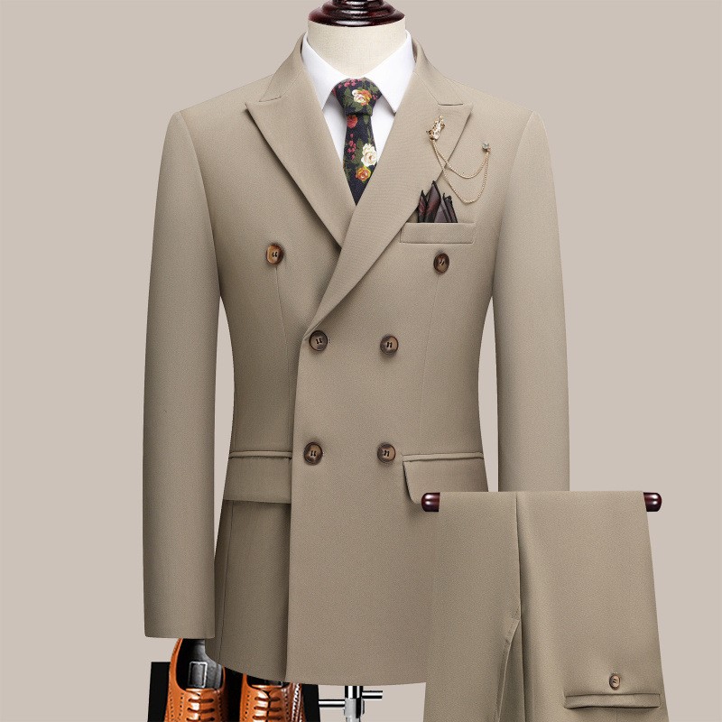 남성 정장 세트 럭셔리 딥 화이트 더블 브레스티드 캐주 - Men'S Formal Dinner Wear 리뷰 및 가격