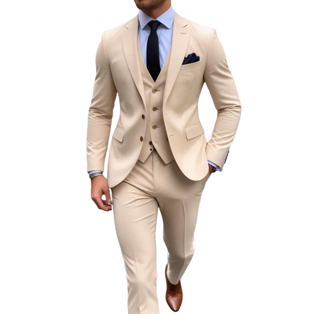 핑크 3피스 남성 웨딩 수트 - 클래식 정장 - 비즈니 - Men'S Formal Wear Attire 리뷰 및 가격