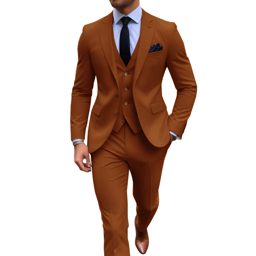 핑크 3피스 남성 웨딩 수트 - 클래식 정장 - 비즈니 - Men'S Formal Wear Attire 리뷰 및 가격