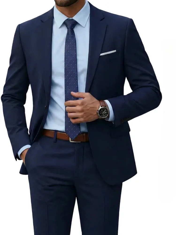 (블레이저+바지) 남성 투피스 정장, 넥타이 포함, 웨 - Men'S Formal Dinner Wear 리뷰 및 가격