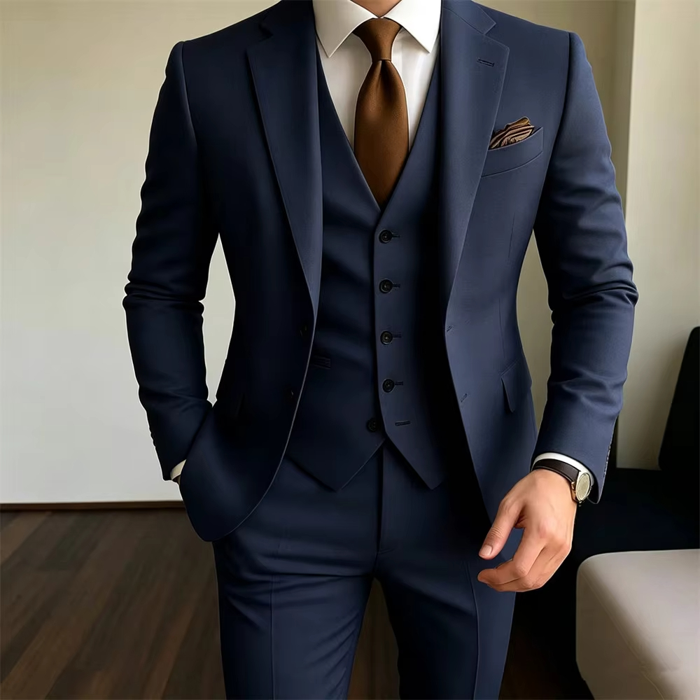 카키 남성 정장 3피스 재킷+조끼+바지 포멀 슬림핏 웨 - Khaki Formal Wear Men 리뷰 및 가격
