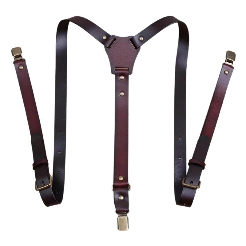 39BD 조정 가능한 PU 가죽 서스펜더 스트랩, 파티 - Suspender Clip Formal 리뷰 및 가격