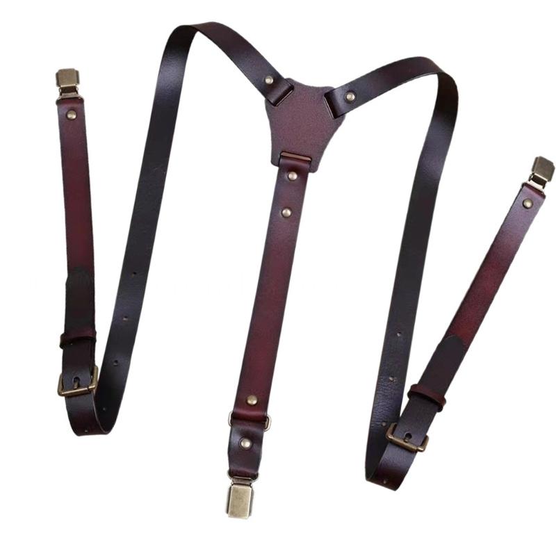 39BD 조정 가능한 PU 가죽 서스펜더 스트랩, 파티 - Suspender Clip Formal 리뷰 및 가격