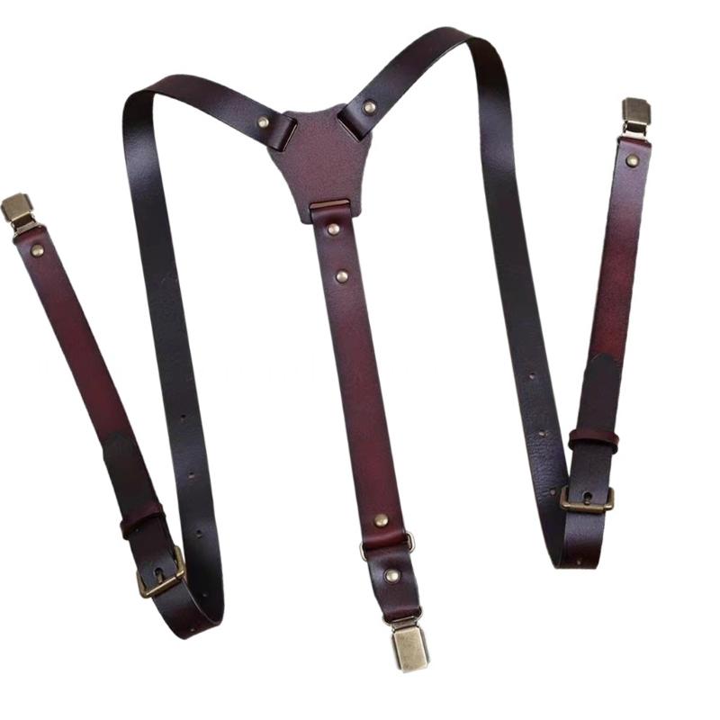 39BD 조정 가능한 PU 가죽 서스펜더 스트랩, 파티 - Suspender Clip Formal 리뷰 및 가격