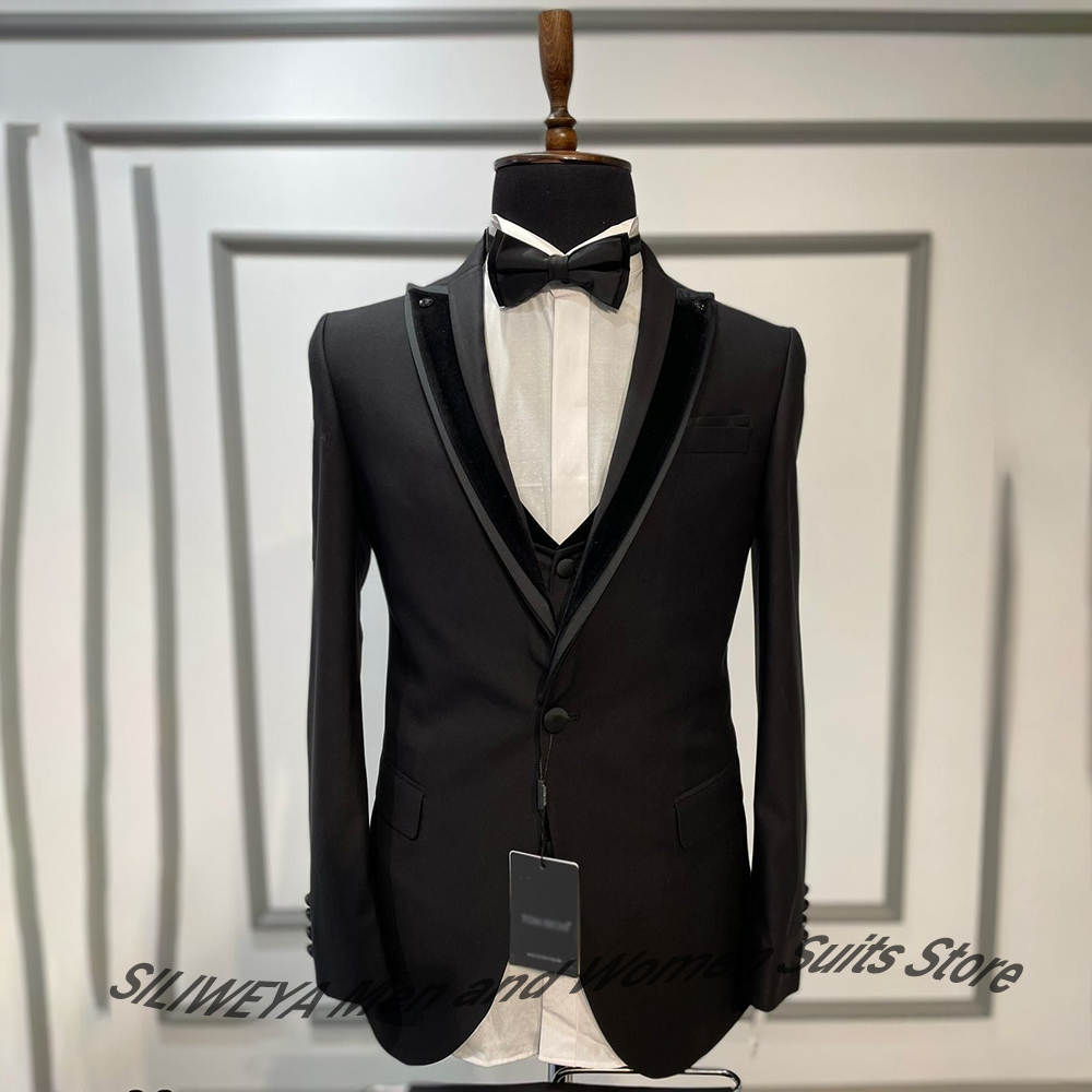 레드 카펫 갈라를위한 우아한 남성용 웨딩 정장 3 피스 - Men'S Formal Dinner Wear 리뷰 및 가격