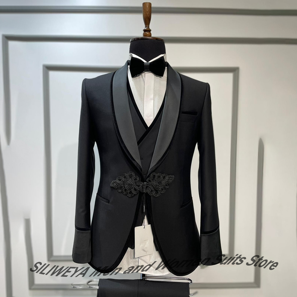 레드 카펫 갈라를위한 우아한 남성용 웨딩 정장 3 피스 - Men'S Formal Dinner Wear 리뷰 및 가격