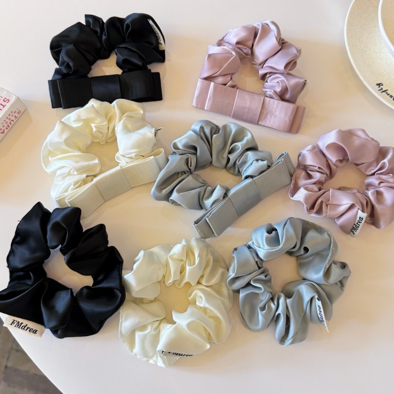 고품질 부드러운 단색 한국산 새틴 이중 레이어 리본 탄 - Satin Bow Tie 리뷰 및 가격