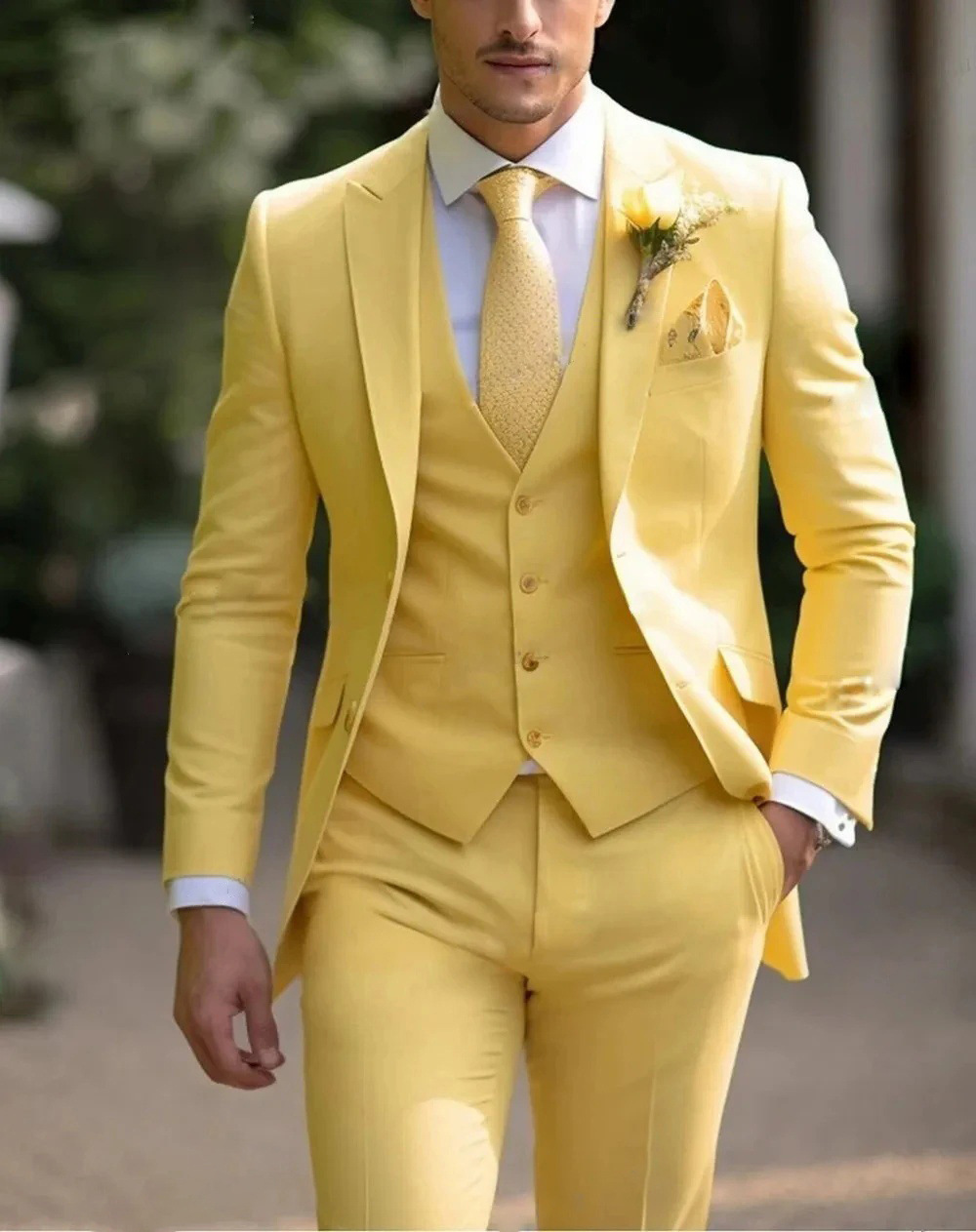 3피스 핑크 정장 남성 슬림핏 신랑 턱시도 믹스매치 분 - Men'S Formal Wear For Reception 리뷰 및 가격