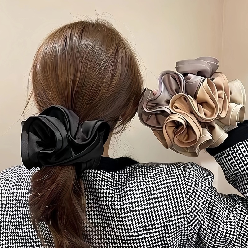 한국산 새틴 스크런치 탄성 헤어밴드 여성용 큰 헤어타이 - Satin Bow Tie 리뷰 및 가격
