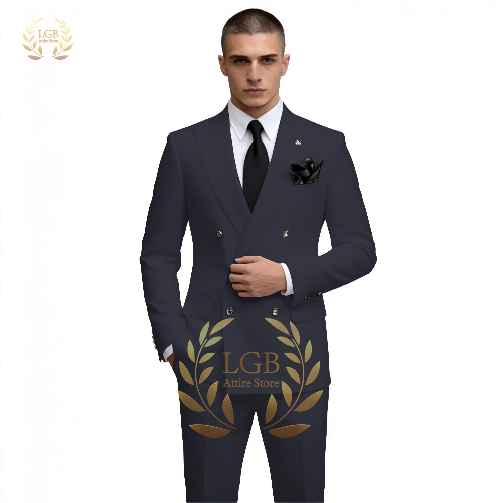 남성용 화이트 더블 브레스티드 수트 2피스 세트 슬림핏 - Men'S Formal Dinner Wear 리뷰 및 가격