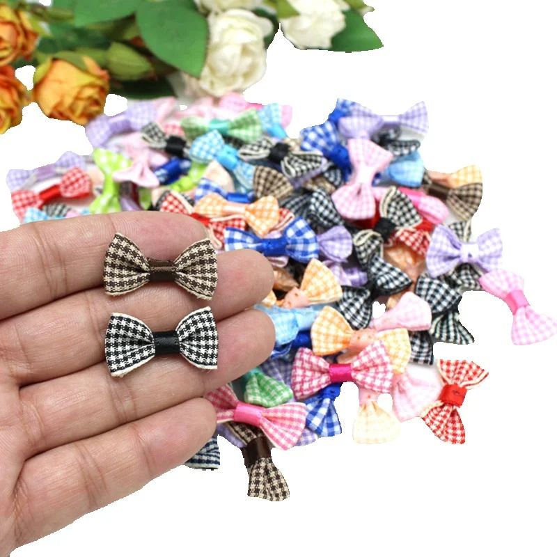 30개/세트 1.5cm*3cm 작은 새틴 리본 활 장식 - Satin Bow Tie 리뷰 및 가격