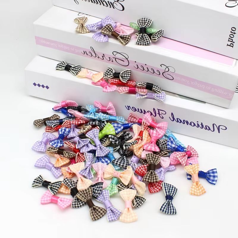 30개/세트 1.5cm*3cm 작은 새틴 리본 활 장식 - Satin Bow Tie 리뷰 및 가격