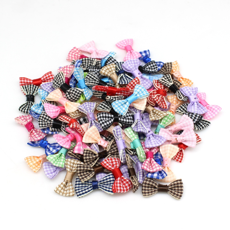 30개/세트 1.5cm*3cm 작은 새틴 리본 활 장식 - Satin Bow Tie 리뷰 및 가격