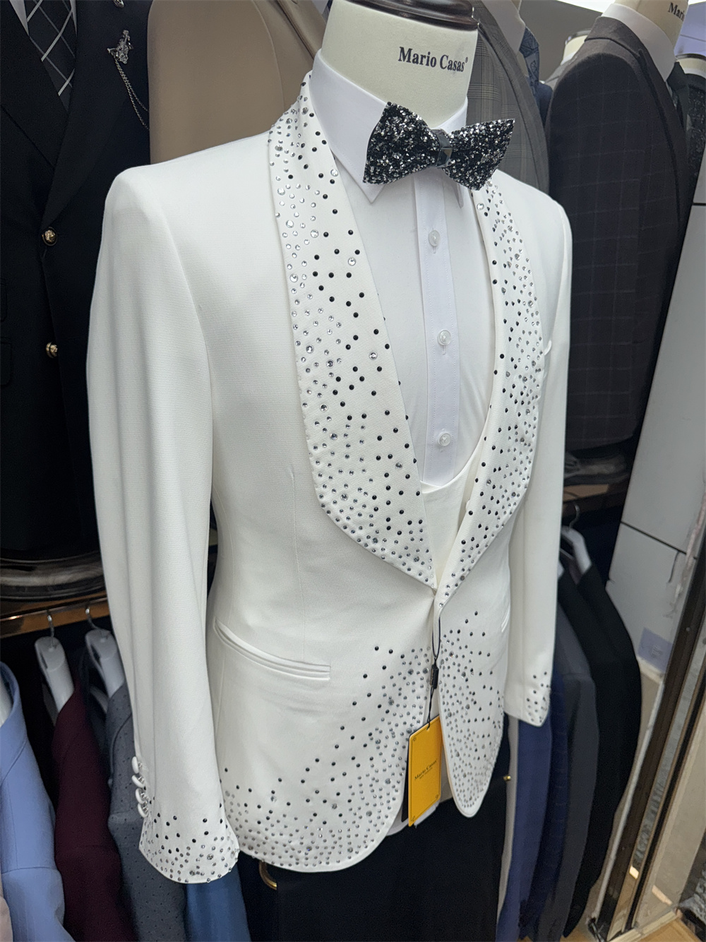 고급스러운 유행 남성 정장 무거운 파란색 파티 연예인  - Men Formal Wear Sale 리뷰 및 가격