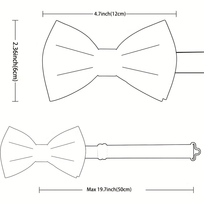 남성용 및 여성용 조절 가능한 나비 넥타이 - 안전한  - Men'S Formal Wear Bow Ties 리뷰 및 가격