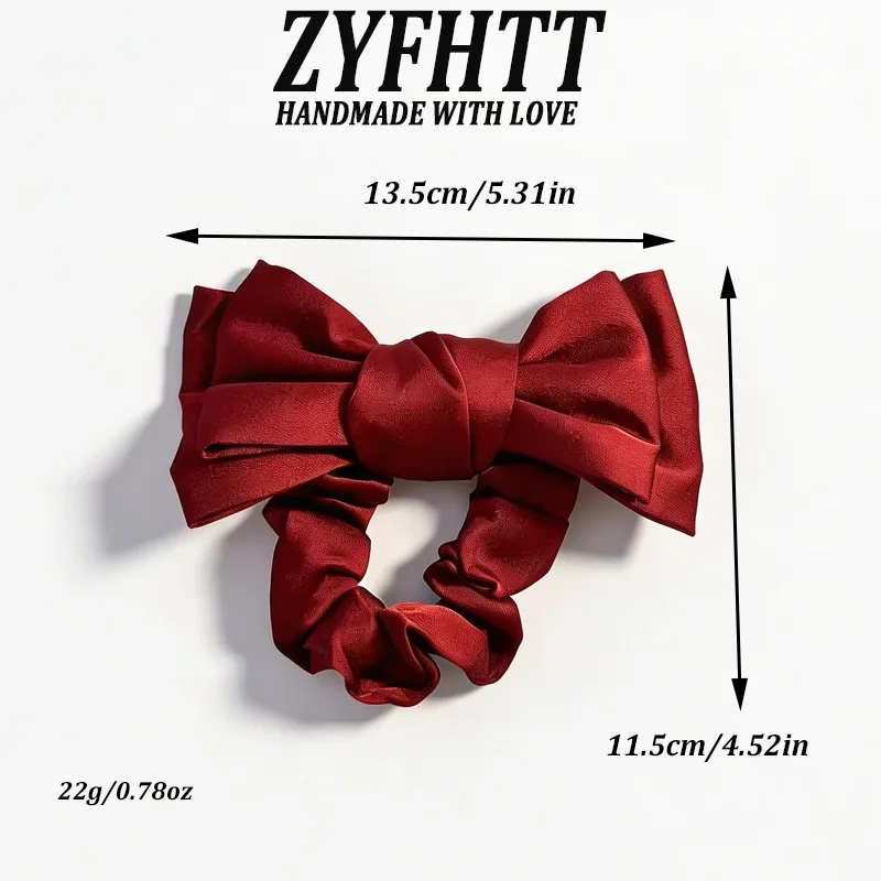 1/4pcs ZYFHTT 솔리드 컬러 새틴 대형 리본  - Satin Bow Tie 리뷰 및 가격