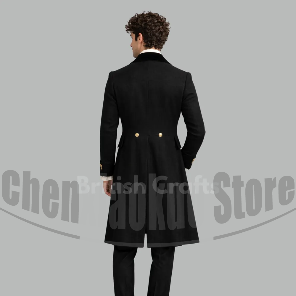블랙 남성 빅토리아 테일코트 3피스 더블 브레스티드 골 - Victorian Men'S Formal Wear 리뷰 및 가격