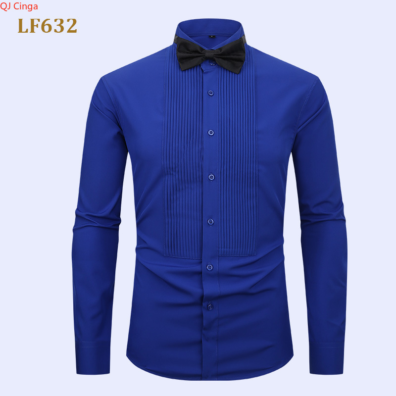 2026년 신상 남성용 흰색 턱시도 셔츠 – 긴소매 정 - Men'S Formal Wear Bow Ties 리뷰 및 가격