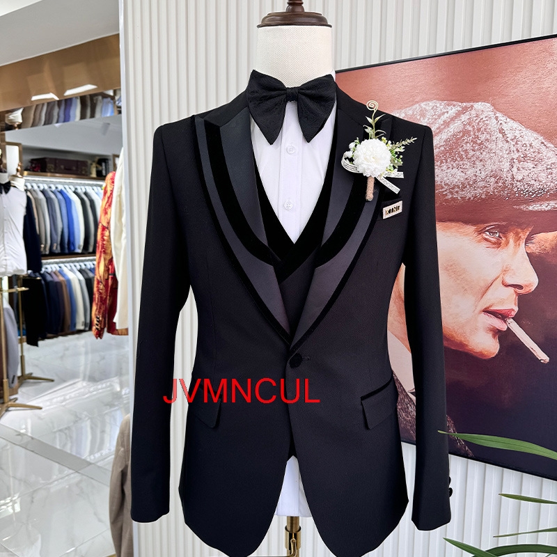 남성용 3피스 슬림핏 정장 세트 (웨딩, 신랑, 비즈니 - Men'S Formal Wear For Reception 리뷰 및 가격