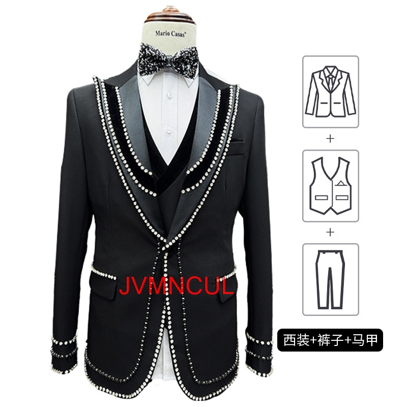 남성 정장 3피스 슬림핏 비즈니스/포멀/웨딩 신랑 블레 - Men'S Formal Wear For Reception 리뷰 및 가격