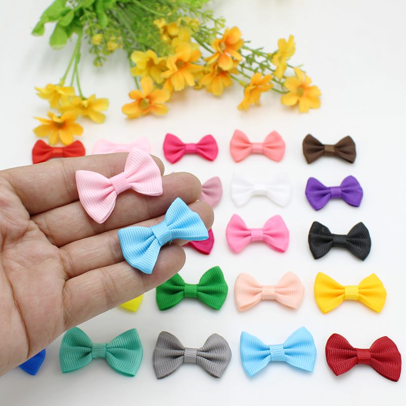50PCS 35*25mm 새틴 리본 리본 넥타이 장식  - Satin Bow Tie 리뷰 및 가격