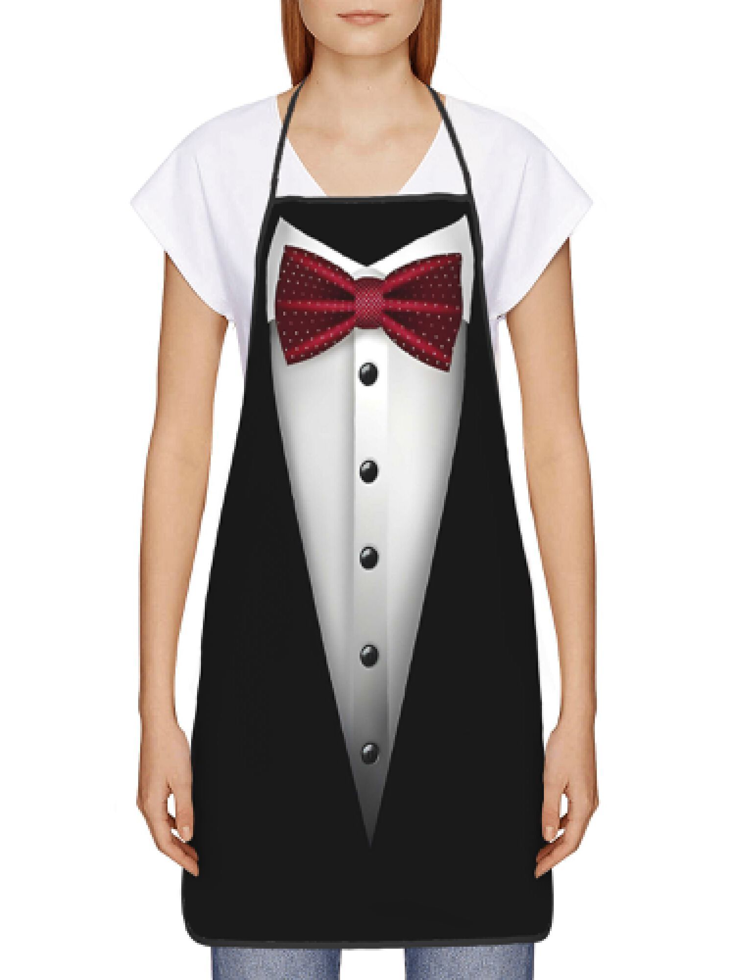 턱시도 앞치마 레드 보타이 주방 요리 베이킹 남성용 선 - Men'S Formal Wear Bow Ties 리뷰 및 가격